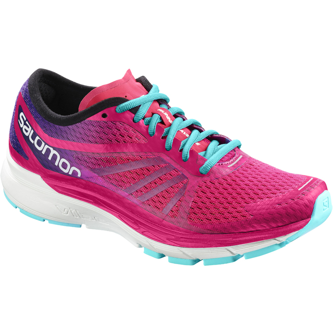 Salomon Israel SONIC RA PRO W - Womens Running Shoes - Pink (REFQ-07413)